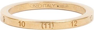 Numbers Engraved Ring