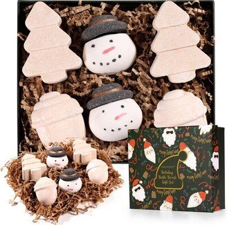 Body & Earth 6-Piece Holiday Bath Bomb Set