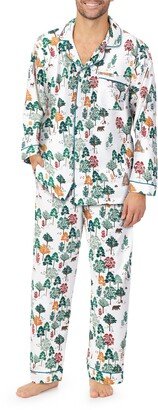 Print Stretch Organic Cotton Pajamas