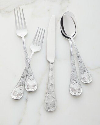 20-Piece Stainless Steel Butterfly Flatware Set