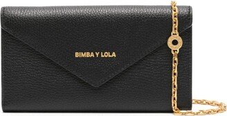 Bimba y Lola Logo-Lettering Leather Purse