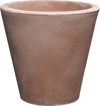 Crescent Garden Madison Planter DoubleWalled 20 Weatherd Terrcotta