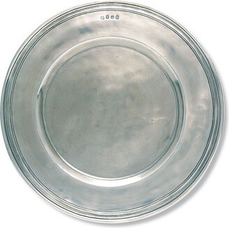 Scribed Rim Large Charger Plate