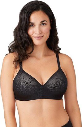 Back Appeal Wire Free T-Shirt Bra 856303 (Black) Women's Bra