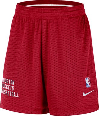 Houston Rockets Men's NBA Mesh Shorts in Red