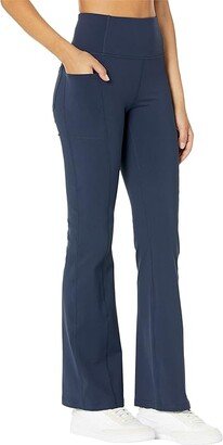 Go Walk High Waisted Evolution Flare Pant II (Blue Iris) Women's Casual Pants