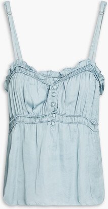 Yael button-embellished satin camisole