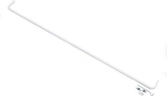 Fantasia Single Curtain Rod 3.5 Projection - White