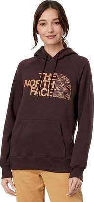 Half Dome Pullover Hoodie (Coal Brown/Monogram) Women's Clothing