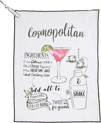 Cosmopolitan Recipe Tea Towel