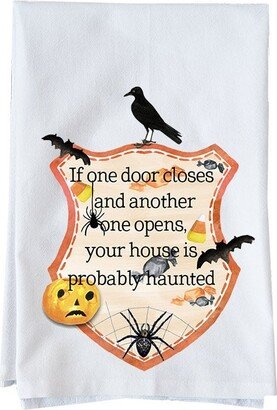 When A Door Closes... | Organic Cotton Flour Sack Towel Fun Gifts Under 10