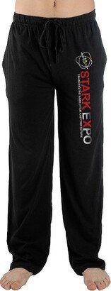 Mens Iron Man Stark Expo Sleep Pajama Pants-Large