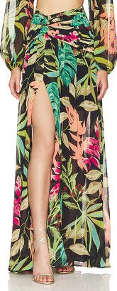 Tropicalia Slit Maxi Skirt