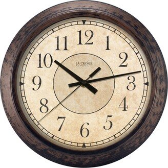 La Crosse Clock 404-2635 14 Savannah Quartz Wall Clock