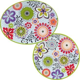 Carnaby Melamine Platter, Set of 2