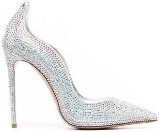 Ivy crystal-embellished pumps