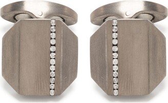 Diamond-Embellished Cufflinks