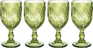 Villa Palm 11-oz Wine Goblets 4-Piece Set