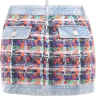 Tweed Mini Skirt-AB