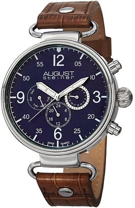 Men's Leather Watch-AU