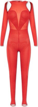 Cut-Out Detailed Jumpsuit