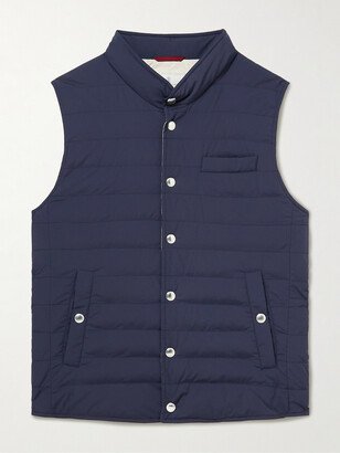 Slim-Fit Quilted Nylon Down Gilet