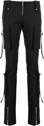 Low-Rise Skinny Cargo Trousers