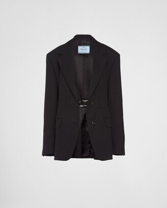 Single-breasted Wool Jacket-AB