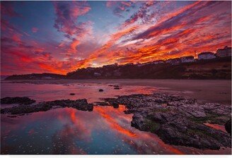 Darren White Photography Lincoln City Fire Canvas Art - 36.5 x 48