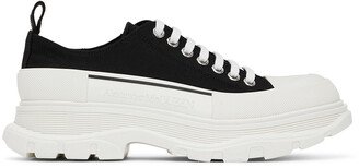 Black & White Tread Slick Sneakers