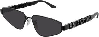 Balenciaga Eyewear Bb 0107 - Black Sunglasses