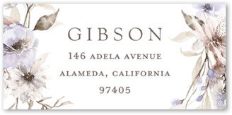 Address Labels: Earthy Pastels Address Label, Purple, Address Label, Matte