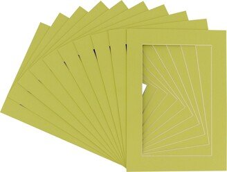 PosterPalooza 8x10 Mat for 6x8 Photo - Pistachio Green Matboard for Frames Measuring 8 x 10 Inches - To Display Art Measuring 6 x 8 Inches