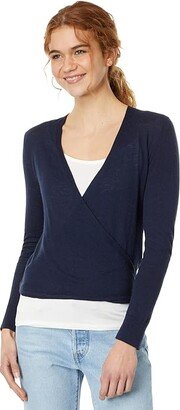 All Year 4-Way Cardigan (Dark Indigo) Women's Sweater