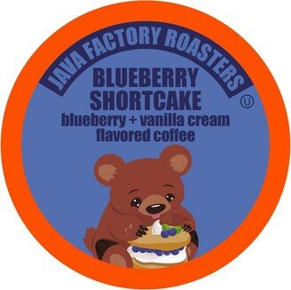 Java Factory Coffee Pods, 2.0 Keurig K-Cup Brewer Compatible,, Blueberry Shortcake, 40 Count