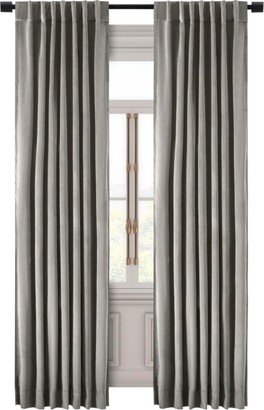 Premium Velvet Rod Pocket With Back Tabs Curtain Panel 50