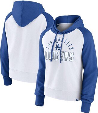 Women's Branded Royal, White Los Angeles Dodgers Pop Fly Pullover Hoodie - Royal, White