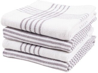 Monoco Relaxed Casual Kitchen Towel, Set of 4