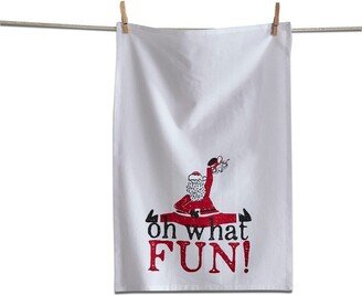 tagltd Oh What Fun Stand Fs Dishtowel