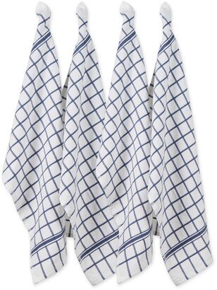 Design Import Windowpane Terry Dishtowel, Set of 4