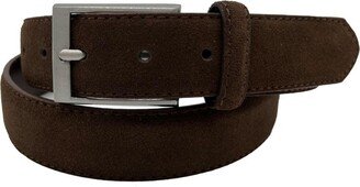 Px Clothing Men's Suede Leather 3.5 Cm Belt