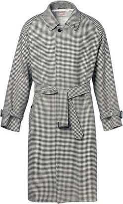 Fursac Wool long coat with belt