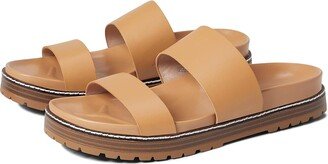 The Charley Double-Strap Slide Sandal (Desert Camel) Women's Shoes