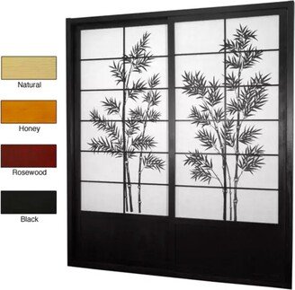 Handmade Bamboo Tree Shoji Sliding Door Kit