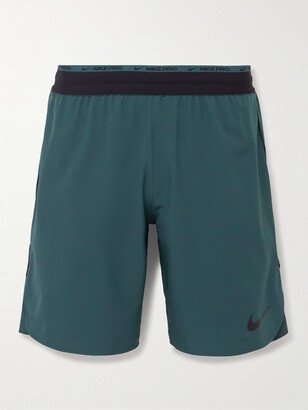 Nike Training Pro Flex Rep Straight-Leg Mesh-Trimmed Dri-FIT Shorts