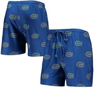 Men's Concepts Sport Royal Florida Gators Flagship Allover Print Jam Shorts