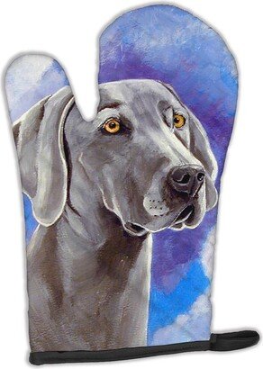 Weimaraner Azure Skies Oven Mitt