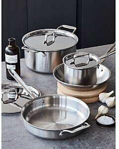 d5 Stainless Brushed 7-Piece Cookware Set - 100% Exclusive