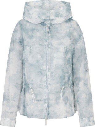 Tie-Dye Zip-Up Hoodie