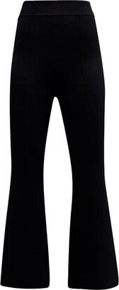 Kennedy Compact Jacquard Crop Flared Pants